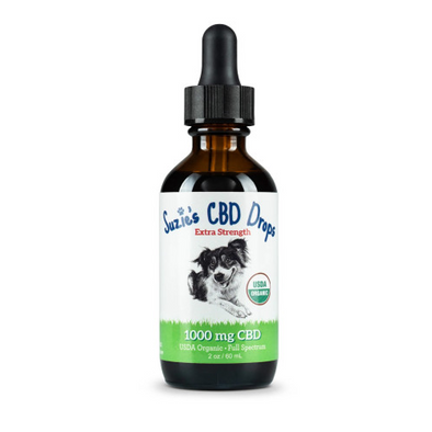 Suzies 1000mg CBD Drops for Dogs 60ml