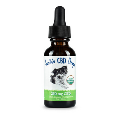 Suzies 250 mg CBD Drops for Dogs 30ml