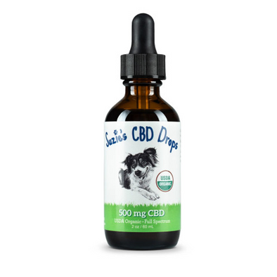 Suzies 500mg CBD Drops for Dogs 60ml