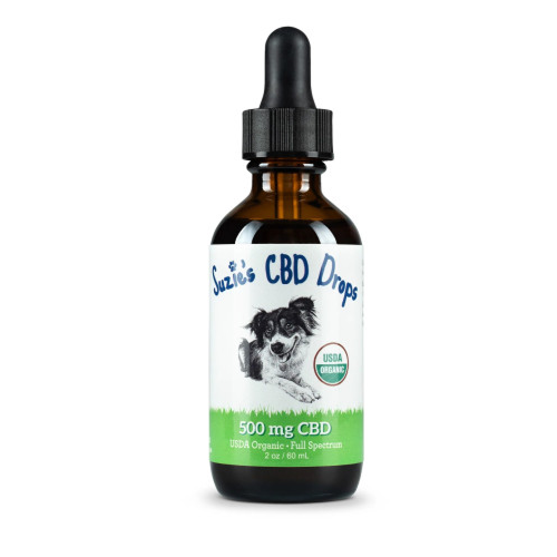 Suzies 500mg CBD Drops for Dogs 60ml