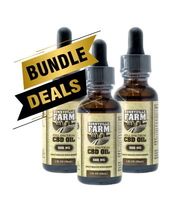 BUNDLE - Sunnyville Farm 500mg Full Spectrum CBD Tincture x 3