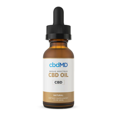 cbdMD Broad Spectrum CBD Oil Tincture - 30ml
