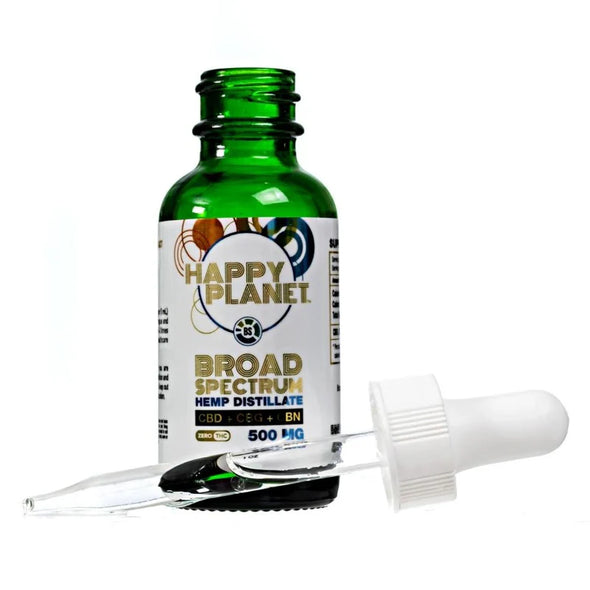 BUNDLE - Happy Planet 500mg Broad Spectrum CBD Tincture x 3