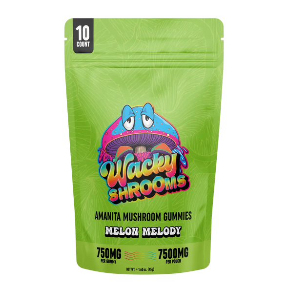 Wacky Shrooms 7500mg Amanita Mushroom Gummies