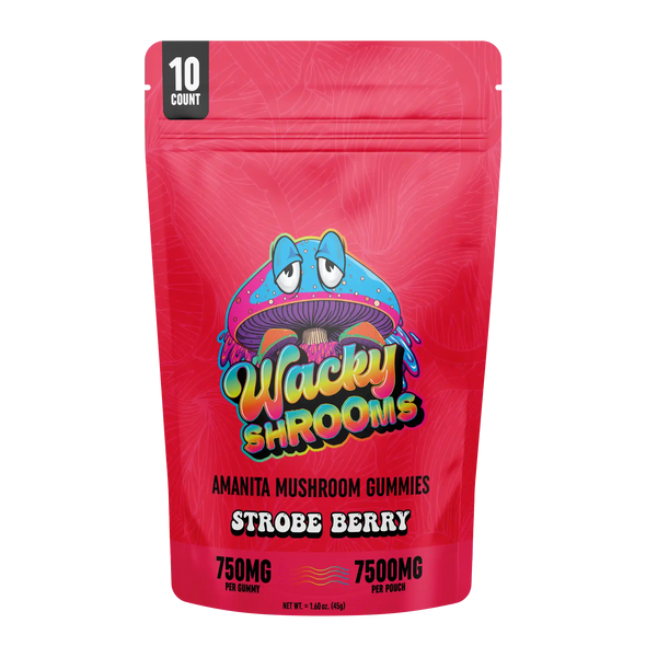 Wacky Shrooms 7500mg Amanita Mushroom Gummies