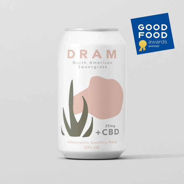 DRAM - Adaptogenic CBD Sparkling Water - 4 Pack