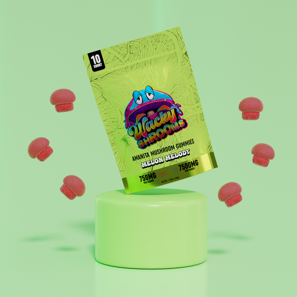 Wacky Shrooms 7500mg Amanita Mushroom Gummies