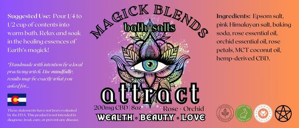 Magick Blends Bath Salts - 200mg Nano CBD