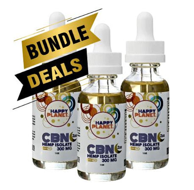 BUNDLE - Happy Planet 300mg CBN Isolate Tincture x 3