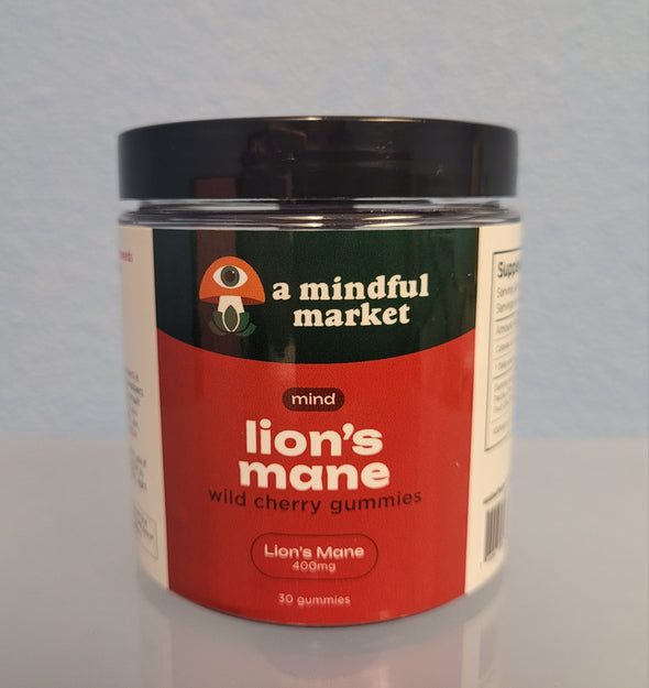 A Mindful Market Lion's Mane Gummy (Wild Cherry)