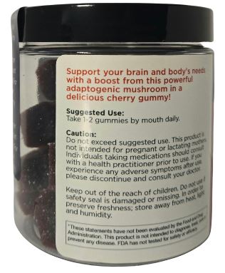 A Mindful Market Lion's Mane Gummy (Wild Cherry)