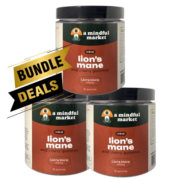 BUNDLE - A Mindful Market Lion's Mane Gummies x 3