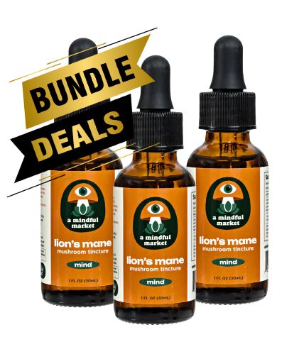 BUNDLE - A Mindful Market Lion's Mane Tincture x 3