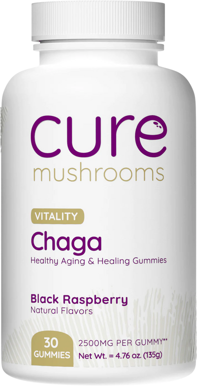 Cure Chaga Mushroom Gummies - 2500mg ea, 30ct