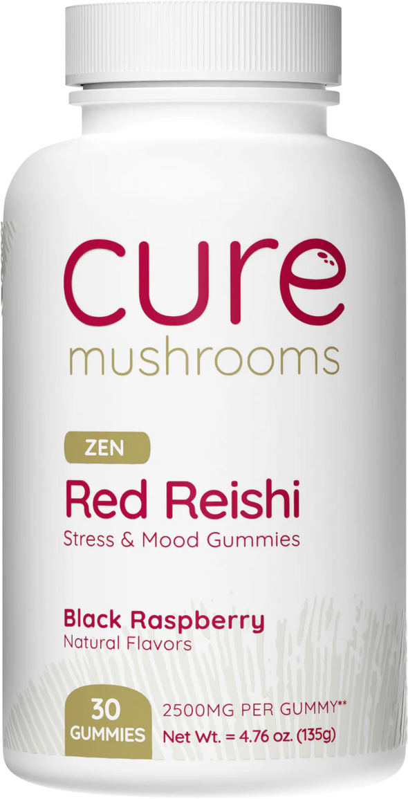 Cure Red Reishi Mushroom Gummies - 2500mg ea, 30ct