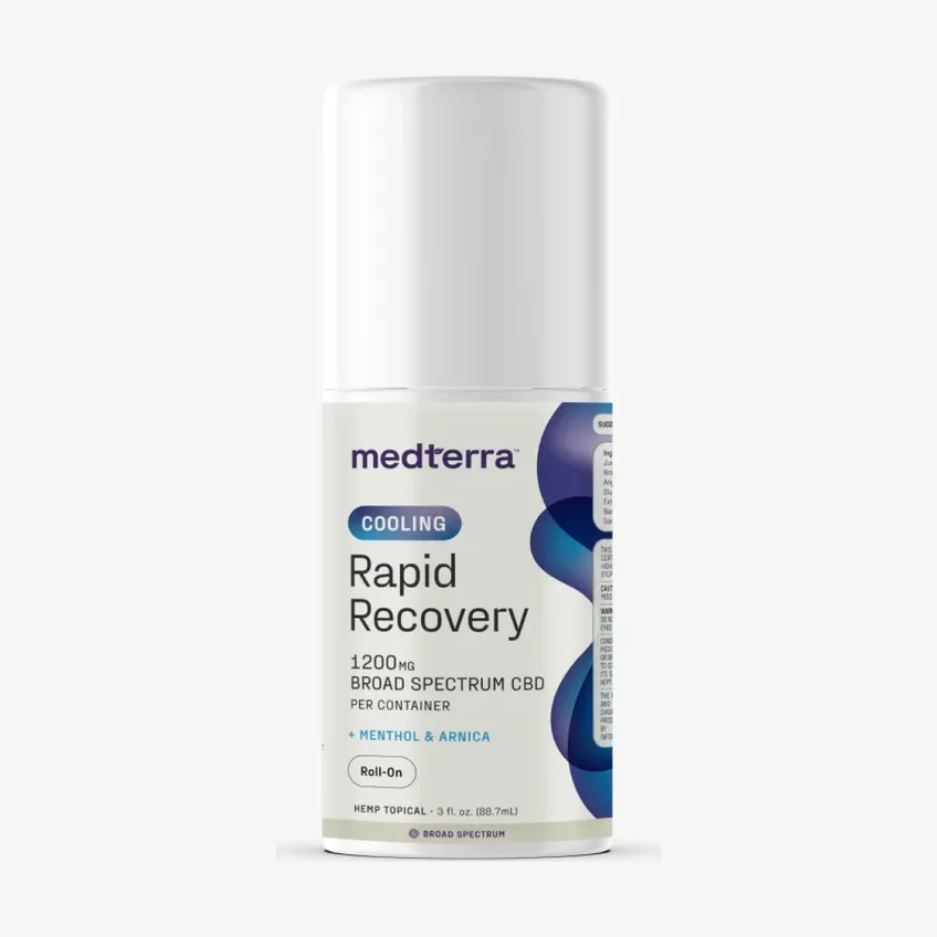Medterra Rapid Recovery Cooling CBD Roll-on, 1,200 mg