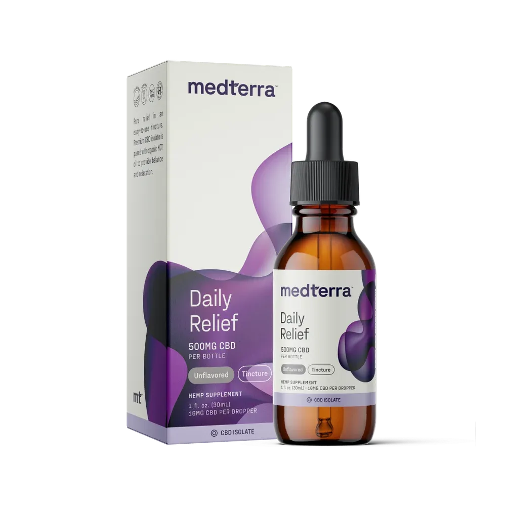 Medterra Daily CBD Isolate Oil, 500 mg