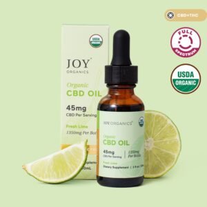 Organic Full Spectrum CBD Tincture with THC (Lime)