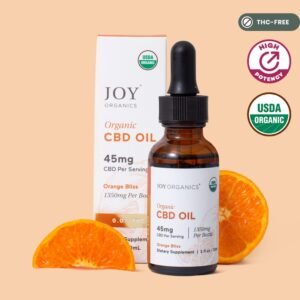 Organic THC-Free CBD Tincture (Orange Bliss)