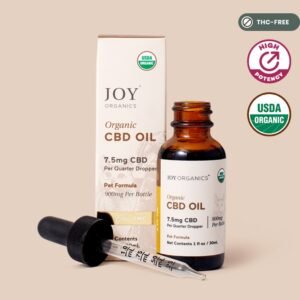 Organic THC-Free CBD Tinctures for Dogs and Cats