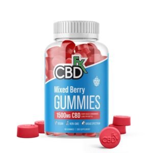 CBDfx &ndash; CBD Gummies Mixed Berry (1500mg, Broad Spectrum)