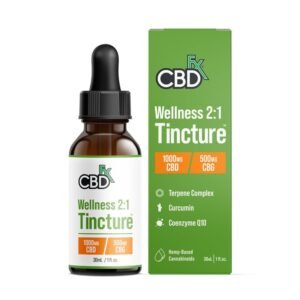 CBDfx &ndash; CBD+CBG Wellness Tincture (1000mg)